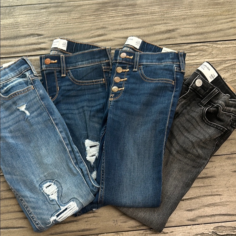 abercrombie kids Jean leggings